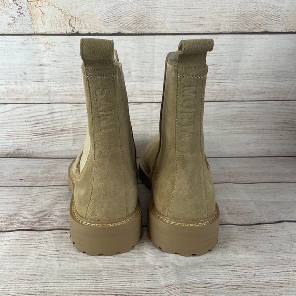 SAINT MORTA Mens Sz EU 46 US 12 Chunky Chelsea Boots Tan Suede main image 4